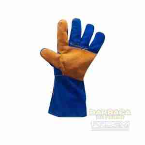 GUANTE SOLDADOR AZUL REFORZADO-HILO KEVLAR